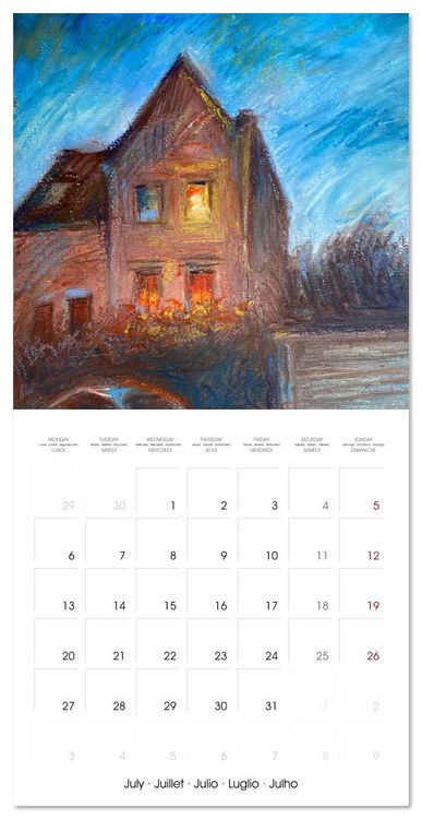 Produktbild: Lieux merveilleux (Calendrier mural carr&eacute; 2026 30x30 cm) Calendrier double avec une page pour vos prises de notes