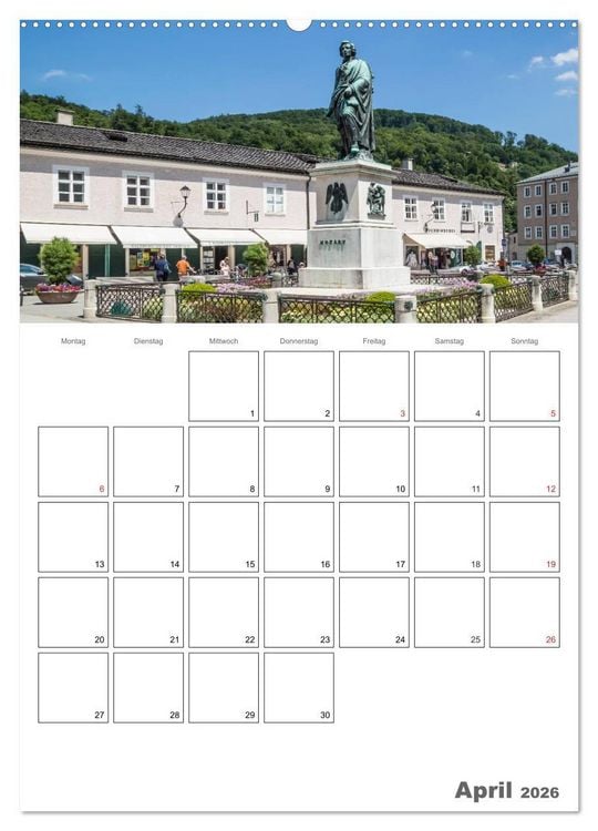 Produktbild: Bezauberndes SALZBURG / Terminplaner (Wandkalender 2026 DIN A2 hoch), CALVENDO Monatskalender