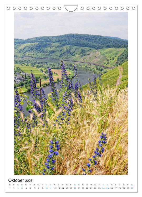 Produktbild: Natur genie&szlig;en - Hunsr&uuml;ck, Mosel und Eifel (Wandkalender 2026 DIN A4 hoch), CALVENDO Monatskalender