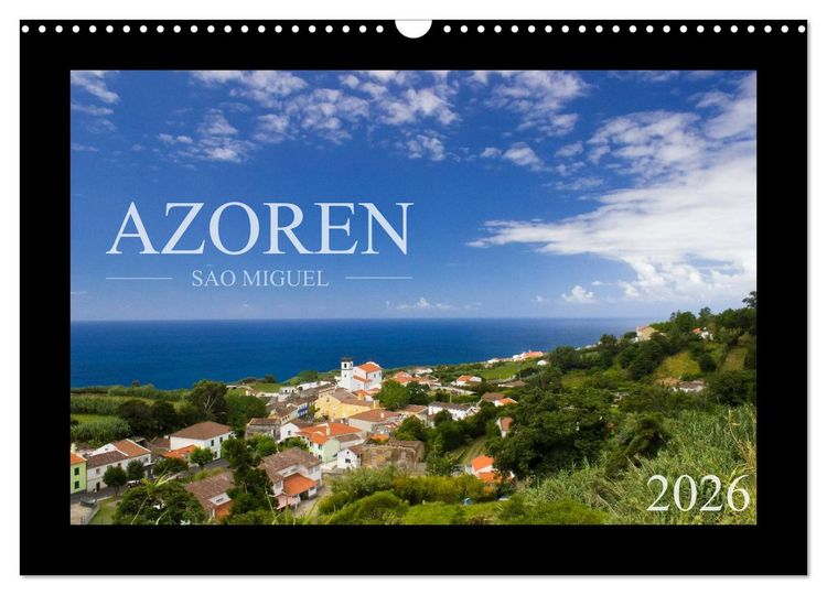 Produktbild: Azoren - S&atilde;o Miguel (Wandkalender 2026 DIN A3 quer), CALVENDO Monatskalender