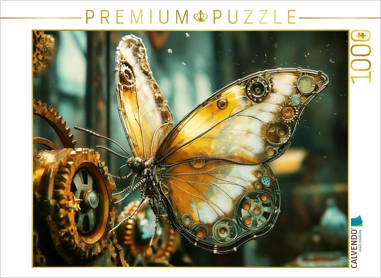 Produktbild: CALVENDO Puzzle Ein Motiv aus dem Kalender "Die fantastische Welt der Steampunk-Insekten" | 1000 Teile Lege-Gr&ouml;&szlig;e 64x48cm Foto-Puzzle f&uuml;r gl&uuml;ckliche S