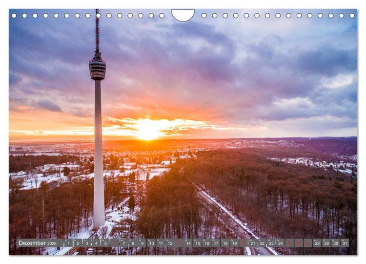 Produktbild: Stuttgart - Bilder einer Stadt 2026 (Wandkalender 2026 DIN A4 quer), CALVENDO Monatskalender
