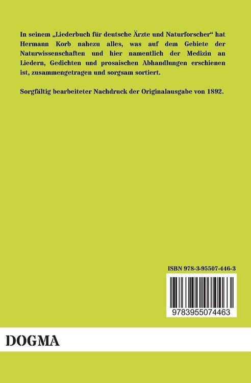 Produktbild: Liederbuch f&uuml;r deutsche &Auml;rzte und Naturforscher
