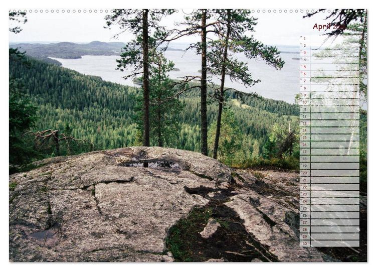 Produktbild: Finnlands raue Sch&ouml;nheit (Wandkalender 2026 DIN A2 quer), CALVENDO Monatskalender