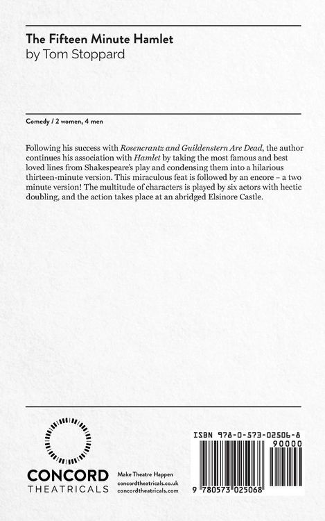 Produktbild: The Fifteen Minute Hamlet