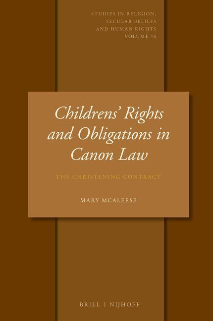 Produktbild: Children's Rights and Obligations in Canon Law