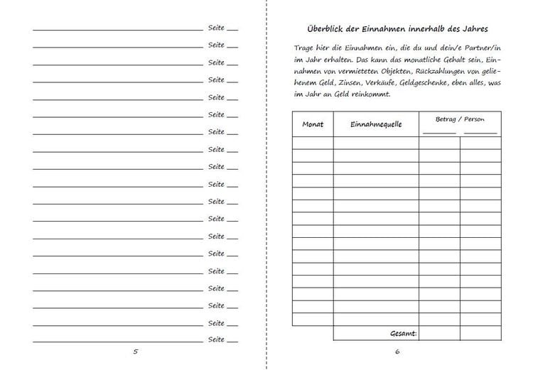 Produktbild: Haushaltsbuch zum Eintragen der Ausgaben