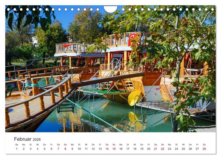 Produktbild: Flussfahrt in Manavgat (Wandkalender 2026 DIN A4 quer), CALVENDO Monatskalender