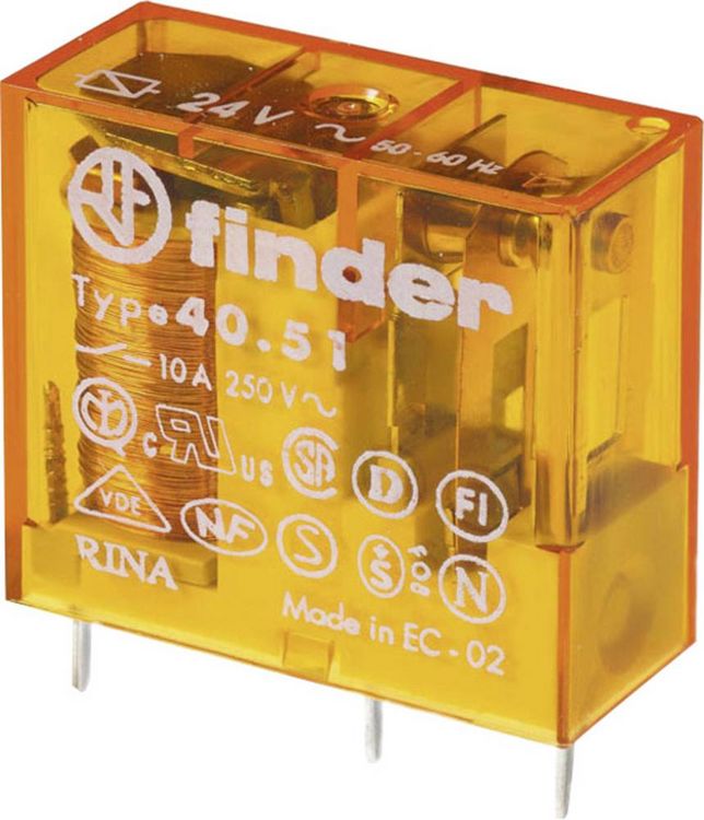 Produktbild: Finder 40.51.8.230.0000 Printrelais 230 V/AC 12A 1 Wechsler 1St.
