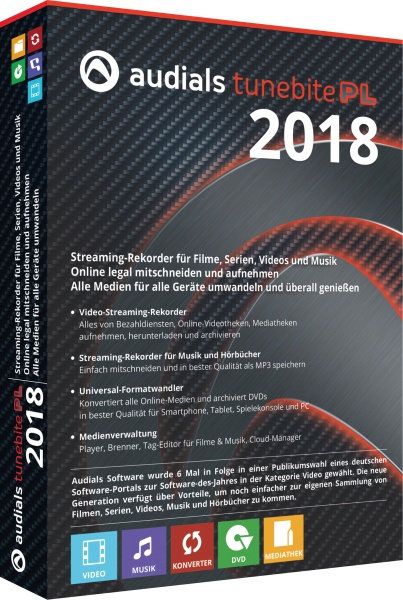 Produktbild: Audials Tunebite 2018 Platinum