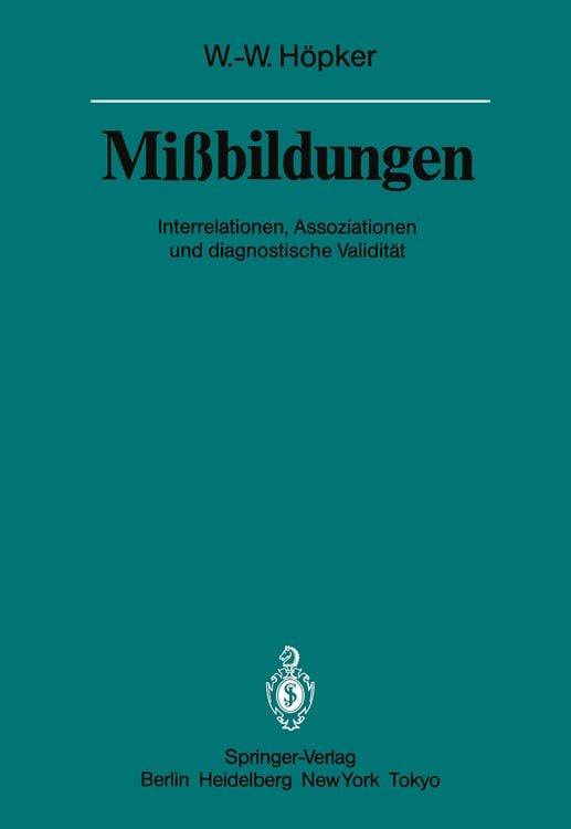 Produktbild: Mi&szlig;bildungen