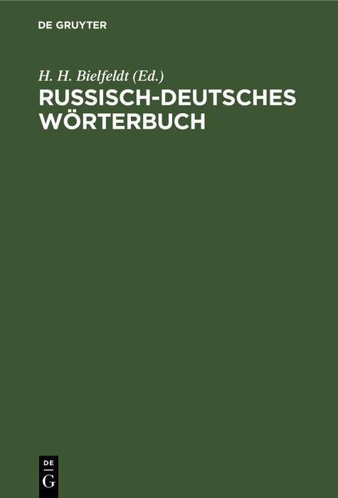 Produktbild: Russisch-deutsches W&ouml;rterbuch