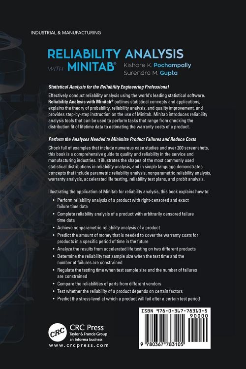 Produktbild: Reliability Analysis with Minitab