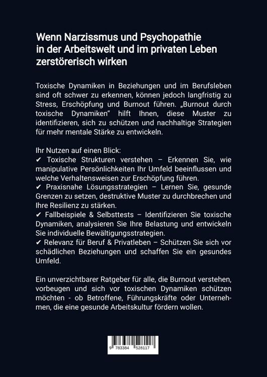 Produktbild: Burnout durch toxische Dynamiken