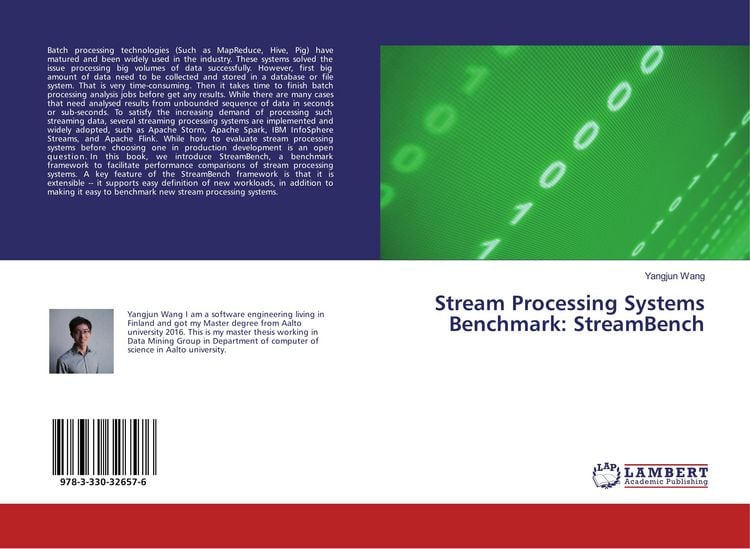 Produktbild: Stream Processing Systems Benchmark: StreamBench