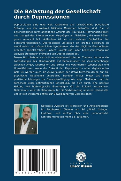 Produktbild: Die Belastung der Gesellschaft durch Depressionen