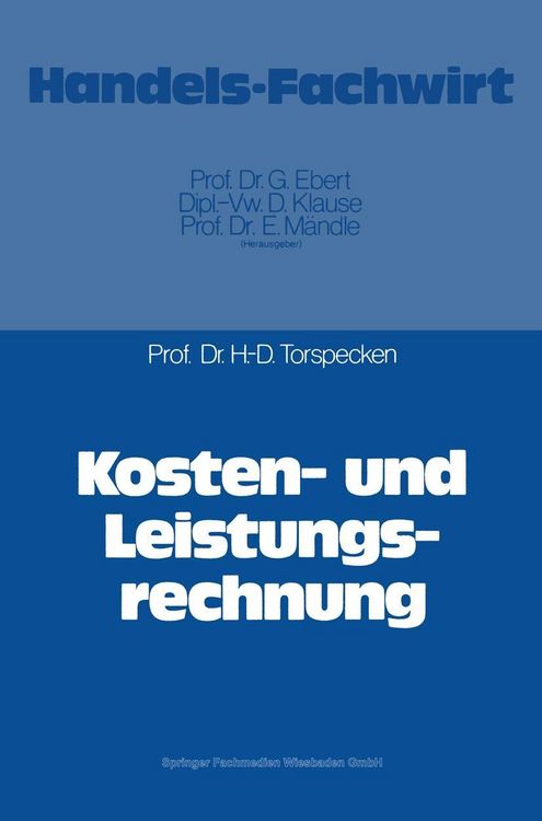 Produktbild: Kosten- und Leistungsrechnung
