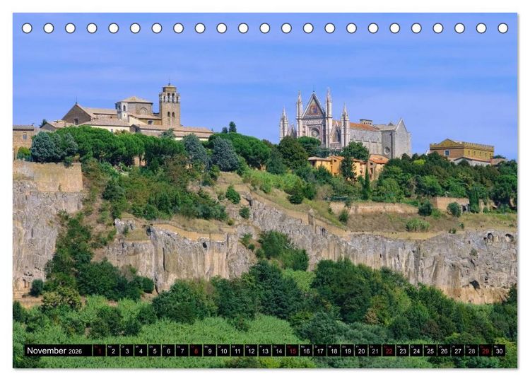 Produktbild: Umbrien (Tischkalender 2026 DIN A5 quer), CALVENDO Monatskalender