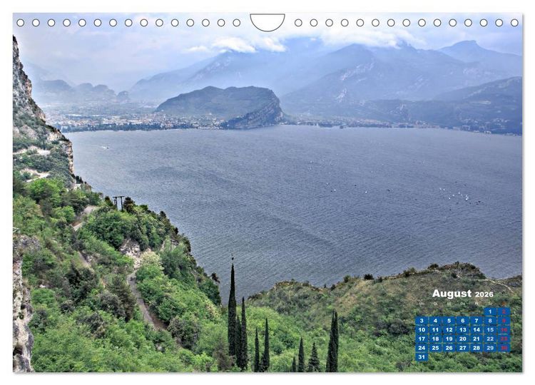 Produktbild: Riva del Garda - Perle des Gardasees (Wandkalender 2026 DIN A4 quer), CALVENDO Monatskalender