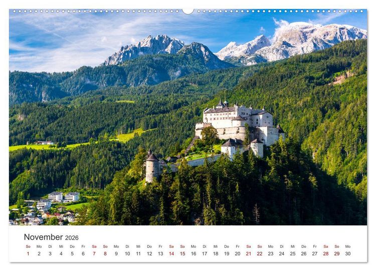 Produktbild: Salzburg - Kultur und Natur pur. (Wandkalender 2026 DIN A2 quer), CALVENDO Monatskalender