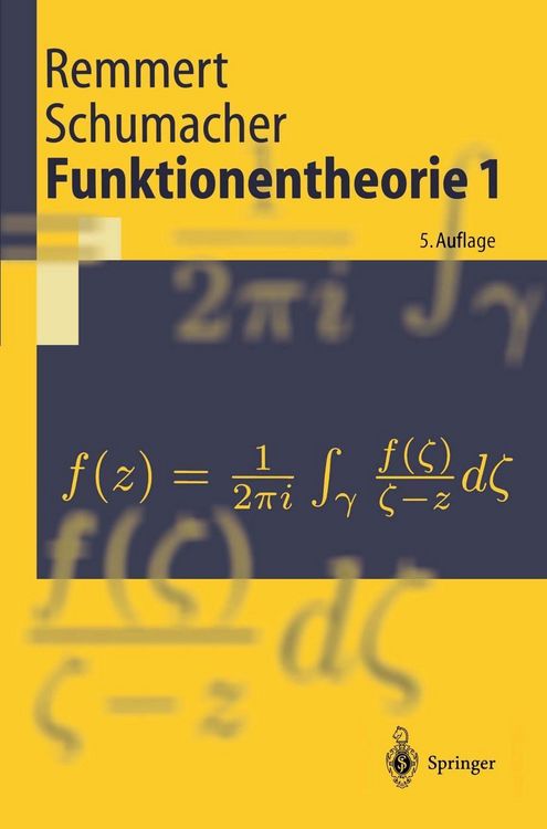 Produktbild: Funktionentheorie 1
