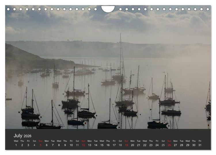 Produktbild: Sights and Views in Cornwall (Wall Calendar 2026 DIN A4 landscape), CALVENDO 12 Month Wall Calendar
