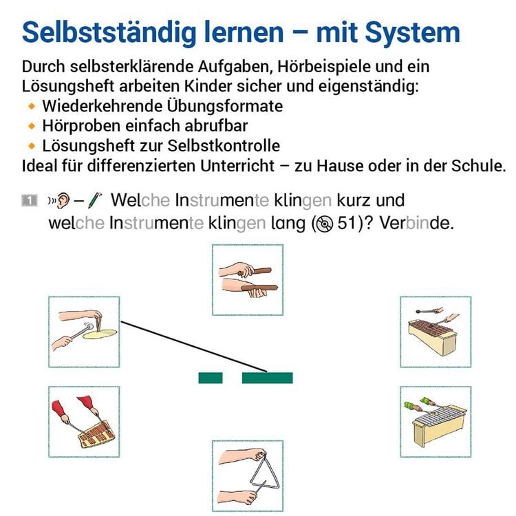 Produktbild: Das &Uuml;bungsheft Musik 1/2