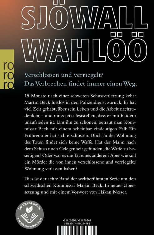 Produktbild: Verschlossen und verriegelt: Ein Kommissar-Beck-Roman