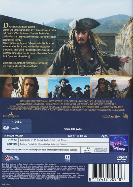 Produktbild: Pirates of the Caribbean 5 - Salazars Rache