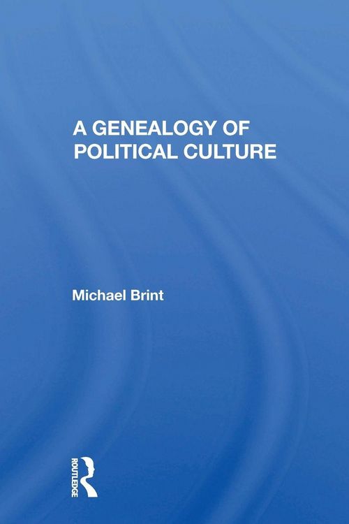 Produktbild: A Genealogy Of Political Culture