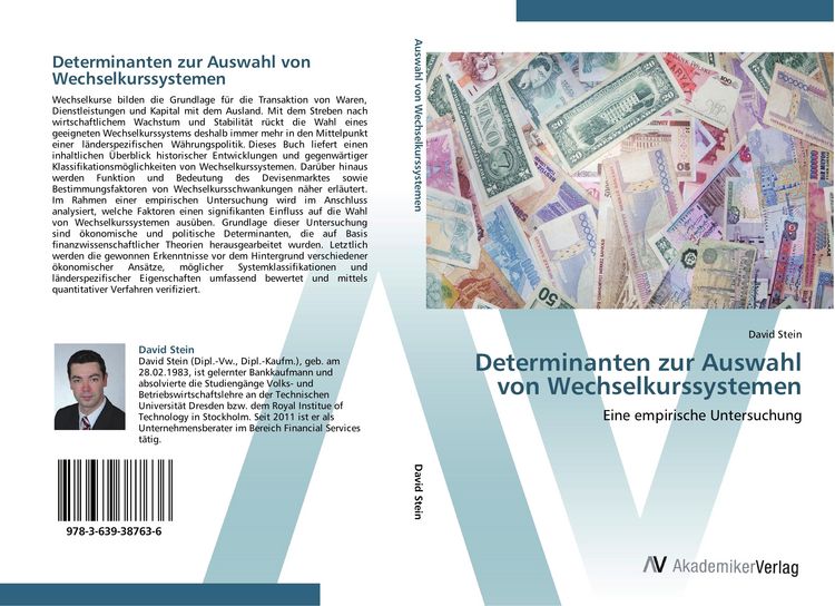 Produktbild: Determinanten zur Auswahl von Wechselkurssystemen