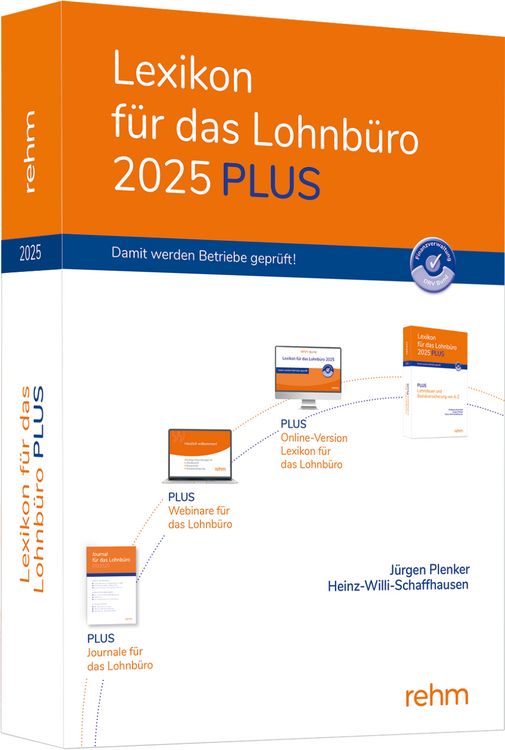 Produktbild: Lexikon f&uuml;r das Lohnb&uuml;ro 2025 PLUS