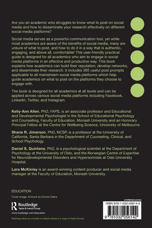 Produktbild: An Academic's Guide to Social Media