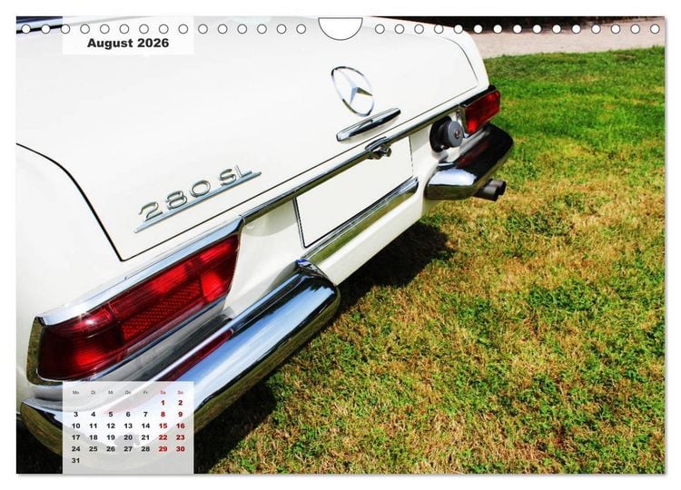 Produktbild: Mercedes Edel & Fein (Wandkalender 2026 DIN A4 quer), CALVENDO Monatskalender