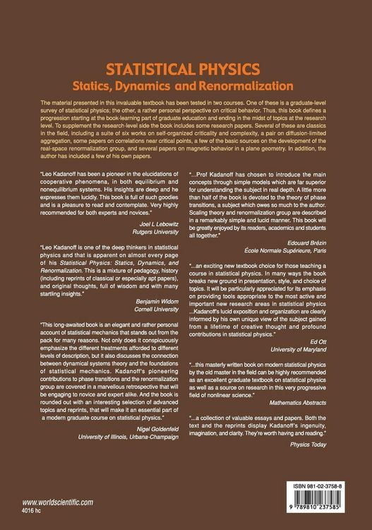 Produktbild: Statistical Physics