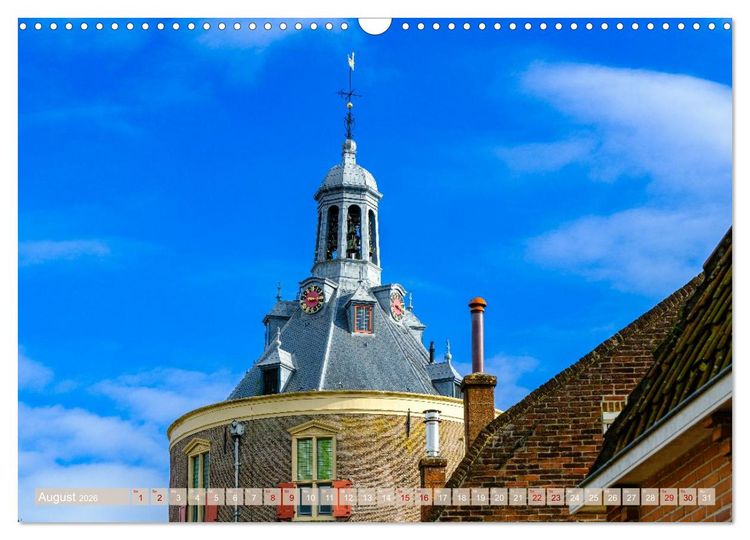 Produktbild: Ein Blick auf Enkhuizen in Holland (Wandkalender 2026 DIN A3 quer), CALVENDO Monatskalender