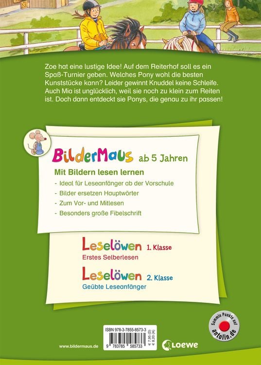 Produktbild: Bildermaus - Geschichten vom Reiterhof
