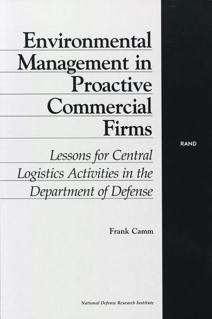 Produktbild: Environmental Management in Proactive Commercial Firms
