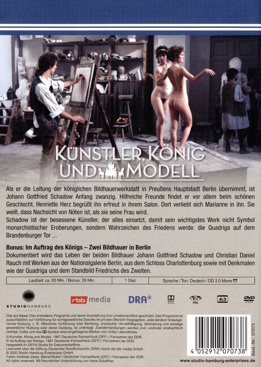 Produktbild: K&uuml;nstler, K&ouml;nig und Modell (DDR TV-Archiv)