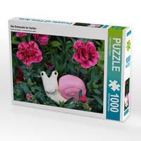Produktbild: CALVENDO Puzzle Die Schnecke im Garten 1000 Teile Lege-Gr&ouml;&szlig;e 64 x 48 cm Foto-Puzzle Bild von Sabine Hampe-Neves