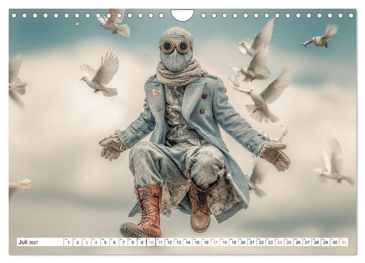 Produktbild: Wenn Gedanken sichtbar werden (Wandkalender 2027 DIN A4 quer), CALVENDO Monatskalender