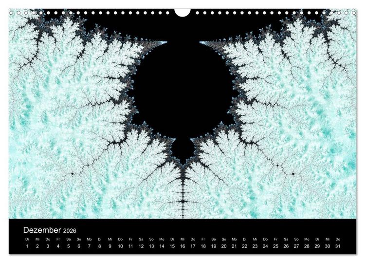 Produktbild: Fraktale - Farben - Formen 2026 (Wandkalender 2026 DIN A3 quer), CALVENDO Monatskalender