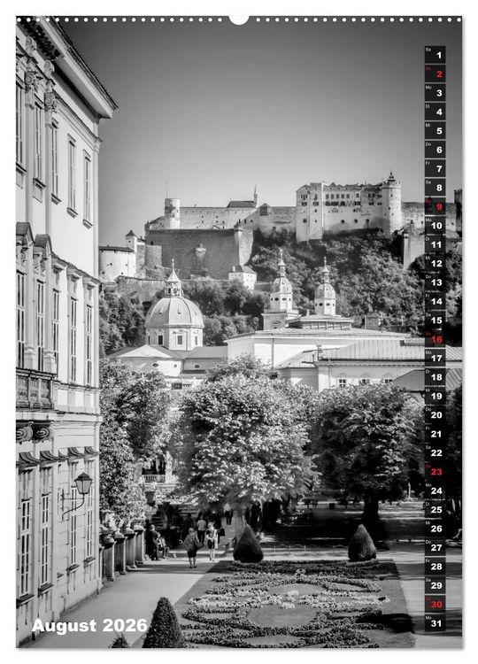 Produktbild: STADTBILDER Monochrome Momente (Wandkalender 2026 DIN A2 hoch), CALVENDO Monatskalender