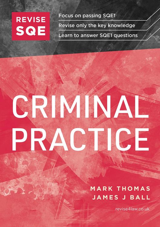Produktbild: Revise SQE Criminal Practice