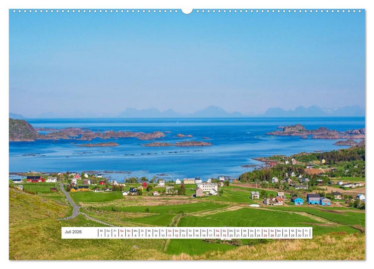 Produktbild: Norwegen - ein traumhaftes Reiseziel (hochwertiger Premium Wandkalender 2026 DIN A2 quer), Kunstdruck in Hochglanz