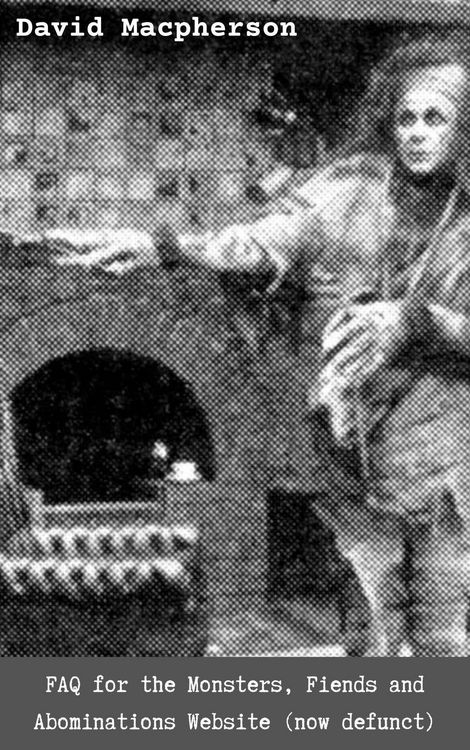 Produktbild: FAQ for the Monsters, Fiends and Abominations Website (now defunct)