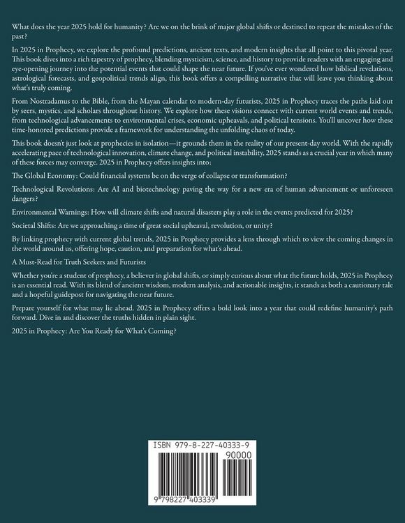 Produktbild: 2025 in Prophecy
