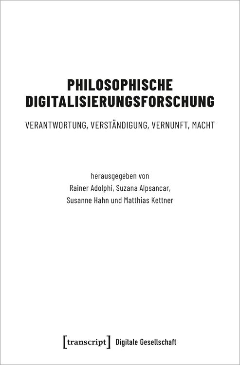 Produktbild: Philosophische Digitalisierungsforschung