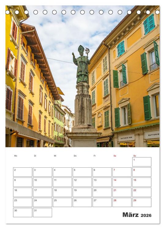 Produktbild: Salo am Gardasee - Reiseplaner (Tischkalender 2026 DIN A5 hoch), CALVENDO Monatskalender