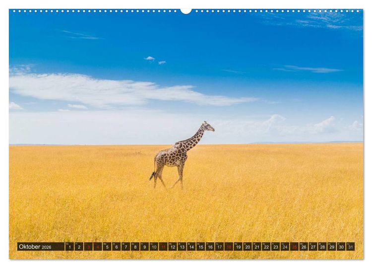 Produktbild: Ostafrika (Wandkalender 2026 DIN A2 quer), CALVENDO Monatskalender